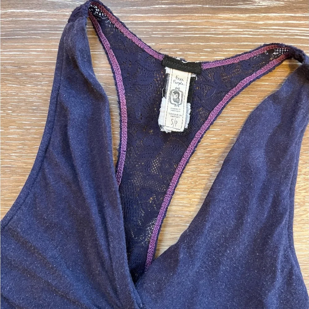 Free People‎ sz S/P racer back summer top